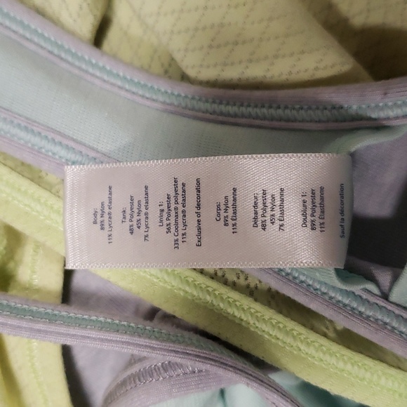(12) Ivivva Athletica by Lululemon Athletica Youth Girl's Racerback Layered - Picture 4 of 7